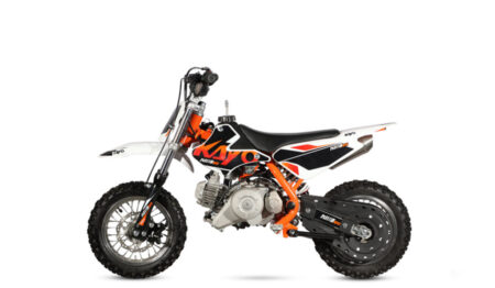 2022 Kayo KMB 60. The KMB 60 is a great beginner bike. Powered by a tame 4-stroke engine that is fully automatic