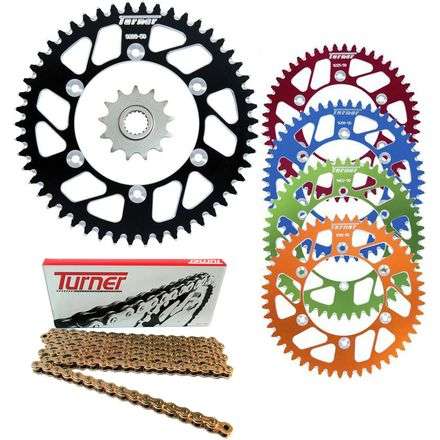 Turner Performance Products Aluminum Sprocket & Chain Kit